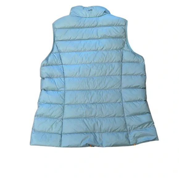 Eddie Bauer EB650 Down Blue Puffer Vest Size XL‎ Gorpcore Zip Up Pockets - Picture 2 of 7